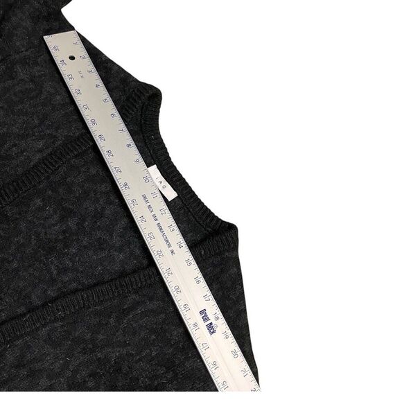 IRO Sweater WMNS S Black Wool Cardigan Leopard Jasek Animal Printed Alpaca Blend - Picture 6 of 11